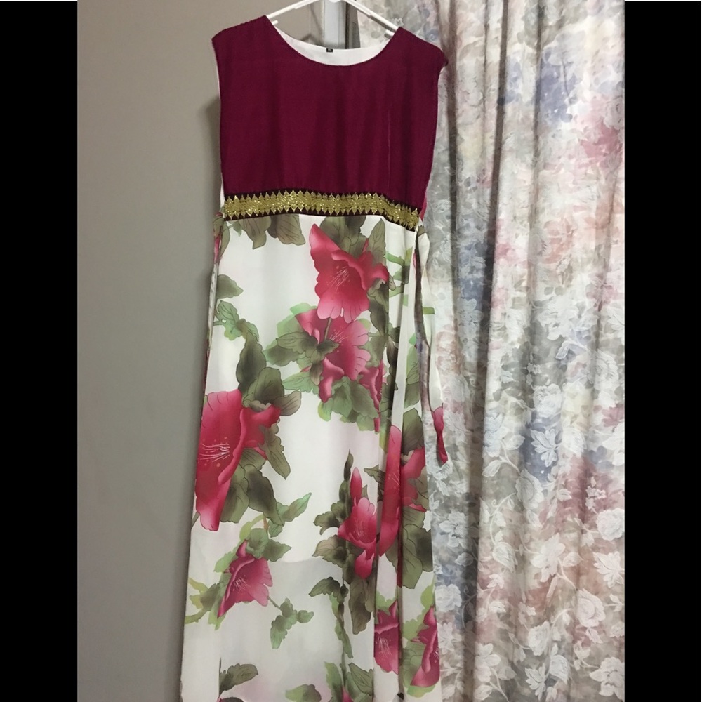 Velvet top dress